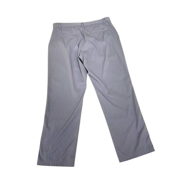 Men’s Nike Golf gray stretchy dri fit 5 pocket design pants size 36 x 30 - Picture 2 of 8